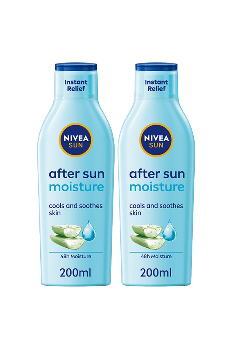 Nivea لوشن مرطب بعد الشمس مع الألوة فيرا وزيت الأفوكادو عبوة من 2 - Image 1
