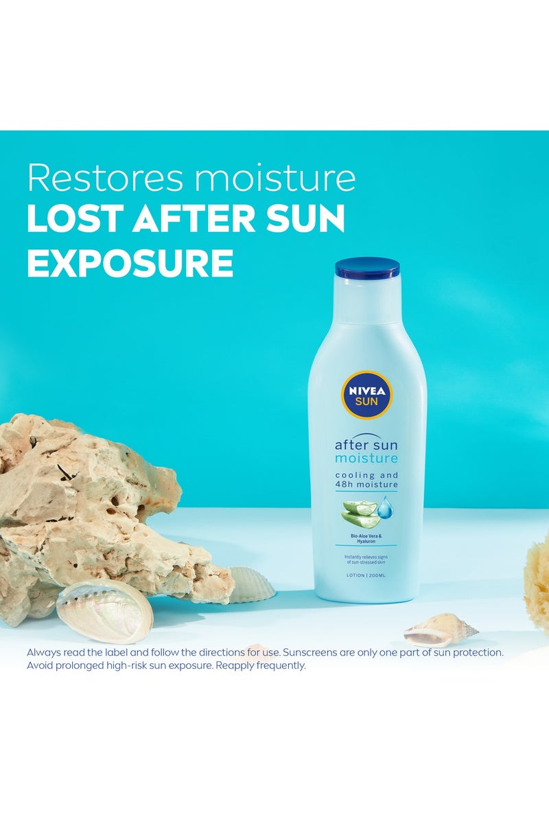 Nivea لوشن مرطب بعد الشمس مع الألوة فيرا وزيت الأفوكادو عبوة من 2 - Image 2