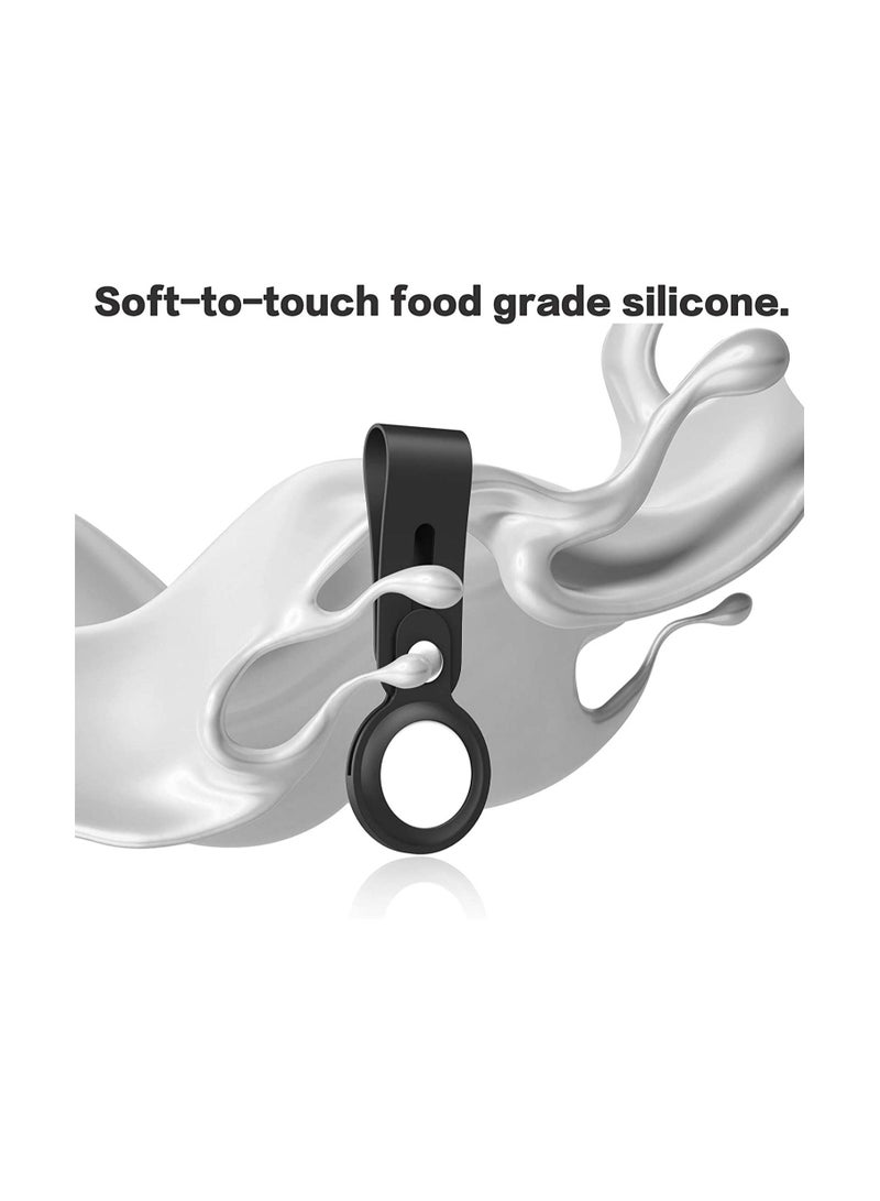 Rock Pow Liquid Anti-Scratch Leather Protective Case Cover For Airtag - Image 2