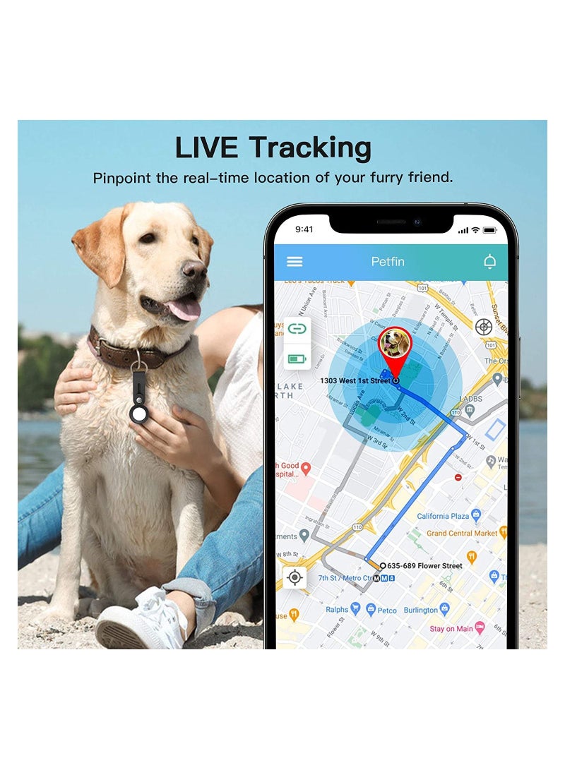 Rock Pow Liquid Anti-Scratch Leather Protective Case Cover For Airtag - Image 4