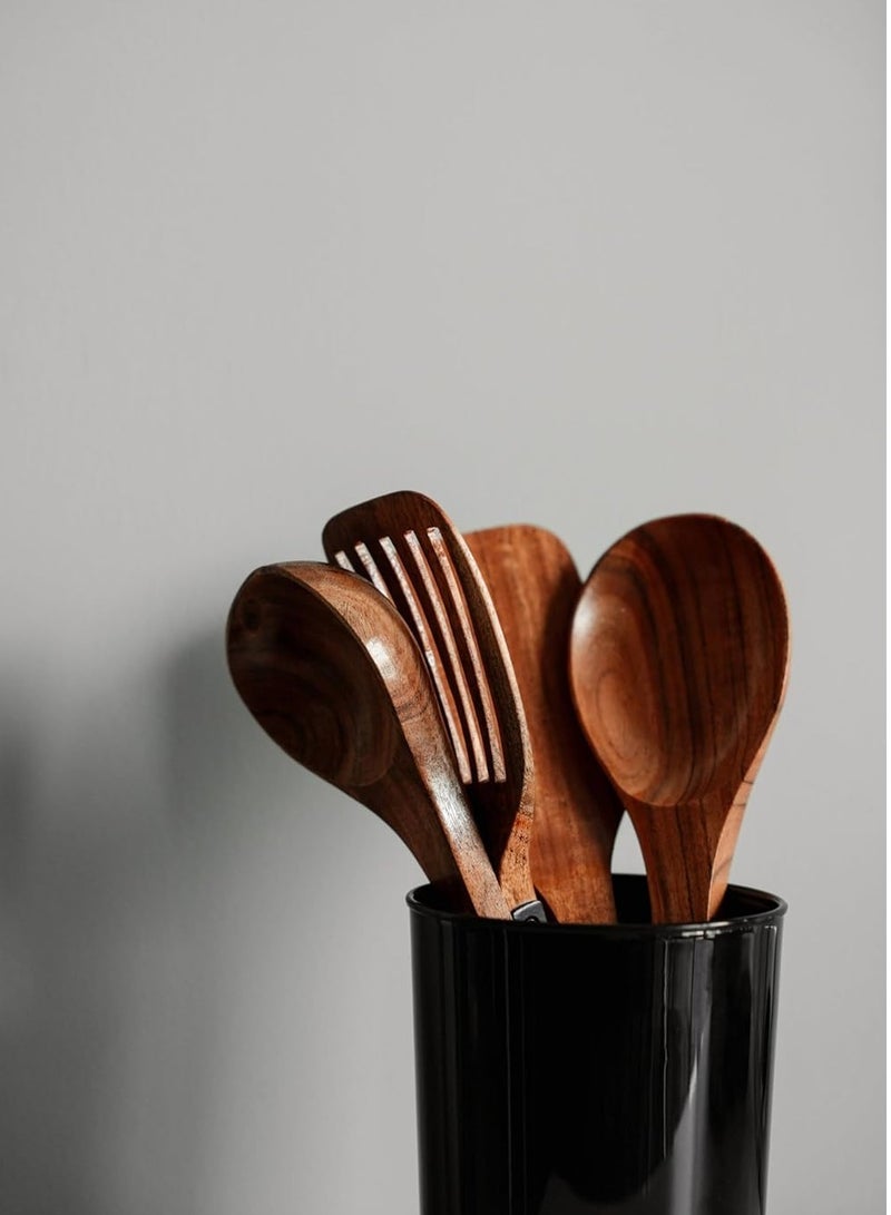 Nordico Soup Spoon Kitchen Utensils | Acacia Wood: Natural Elegance, Durable, Eco-Friendly, Handcrafted, Food Safe, Comfortable Grip, Heat Resistant, Versatile