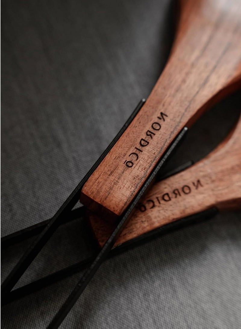 Nordico Soup Spoon Kitchen Utensils | Acacia Wood: Natural Elegance, Durable, Eco-Friendly, Handcrafted, Food Safe, Comfortable Grip, Heat Resistant, Versatile