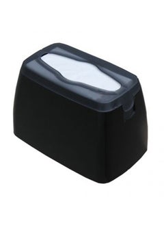 LACOT GENERAL TRADING LLC Tissue Box Holder for Facial Paper Napkin for Bathroom Vanity Countertop, Nightstand, Office, Mini, Black Set of 2 pcs  - Image 3