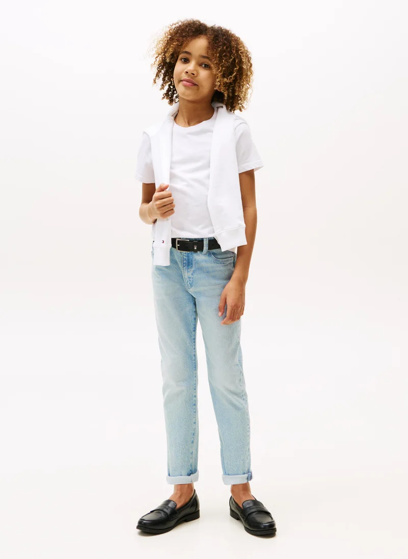 TOMMY HILFIGER Kids Crew Neck Short Sleeve T-shirt