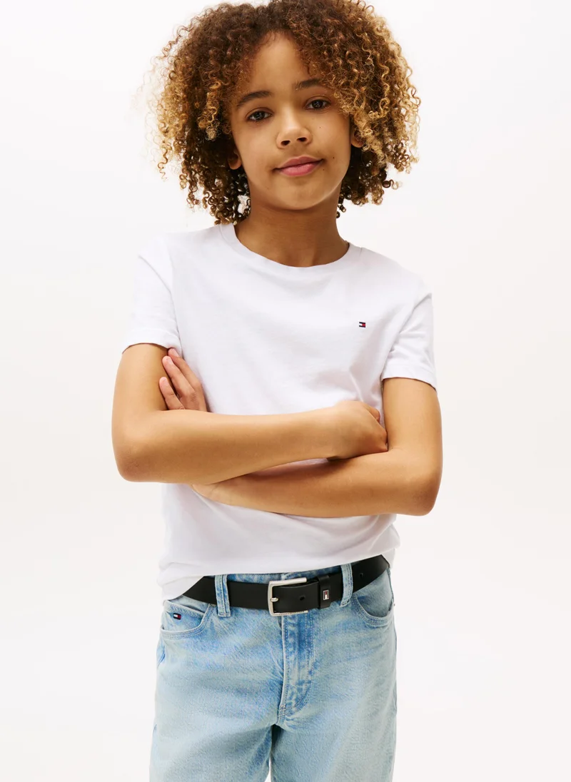 TOMMY HILFIGER Kids Crew Neck Short Sleeve T-shirt