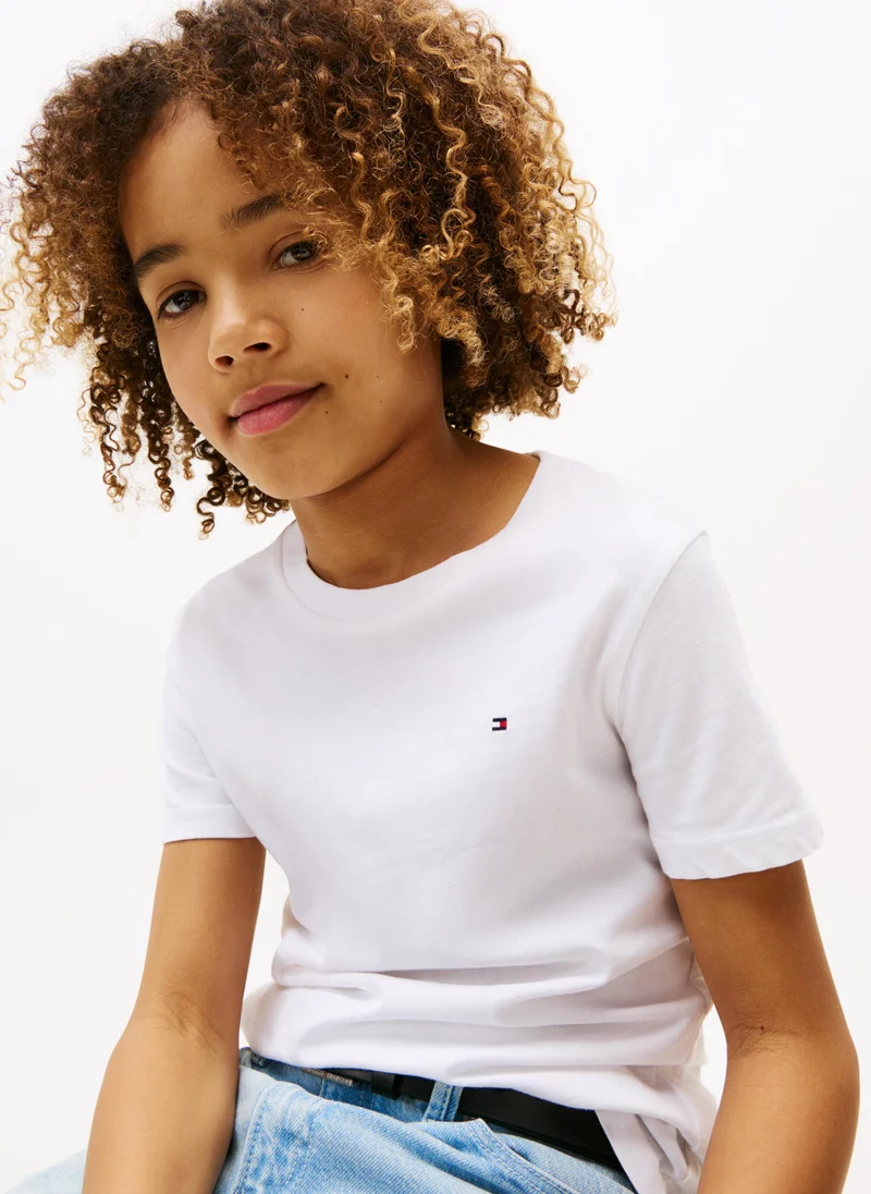 TOMMY HILFIGER Kids Crew Neck Short Sleeve T-shirt