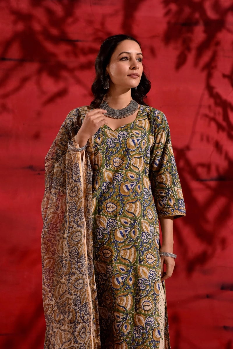 Kalaanj Kurta Set for Women || 3pic Kurta for Women (KALSS24SK-6_SP-53-M) - Image 4