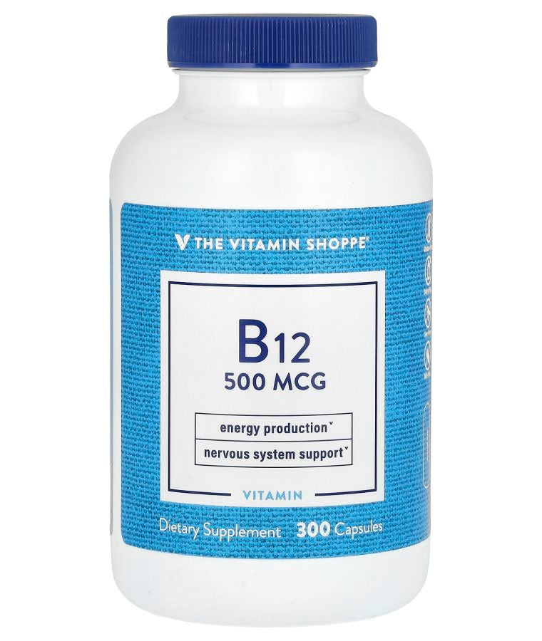 The Vitamin Shoppe Vitamin B12 500 mcg 300 Capsules