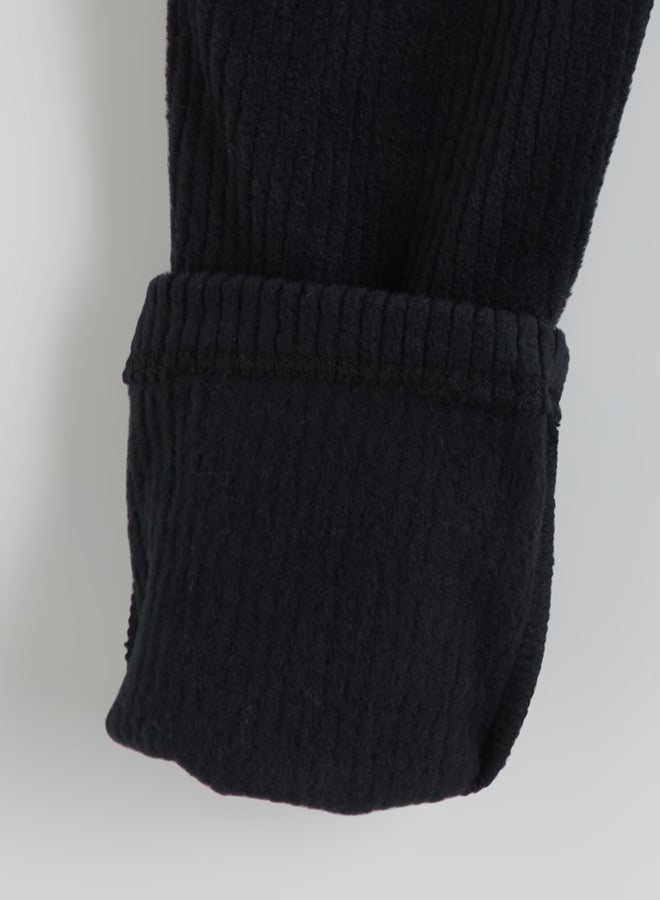 ال سي وايكيكي ليقنغ بناتي مخملي بخصر مطاطي - Image 3