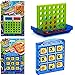 JARU Portable Tic Tac Toe Classic Mini Board Games 6 Pack Pocket Size Travel Toys for Kids Car Airplane Activities Bulk Party Favor Stocking Stuffer 32536p - Image 3