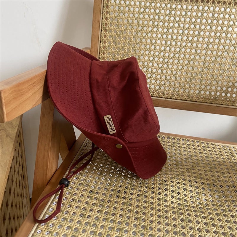 Face Cover Bucket Hat Women Autumn Winter Street Warm Hat Acrylic - Image 2