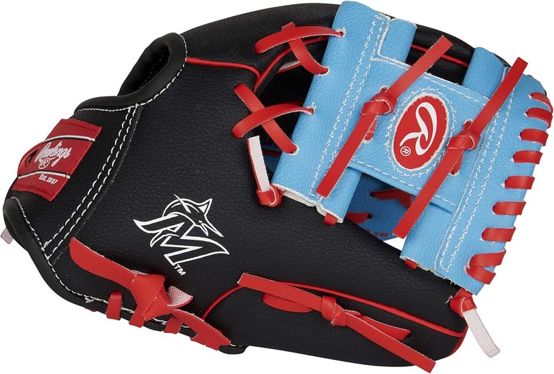 Rawlings | MLB Players Glove Series | T-Ball & Youth Baseball Gloves | 10" | All MLB Teams - Image 1