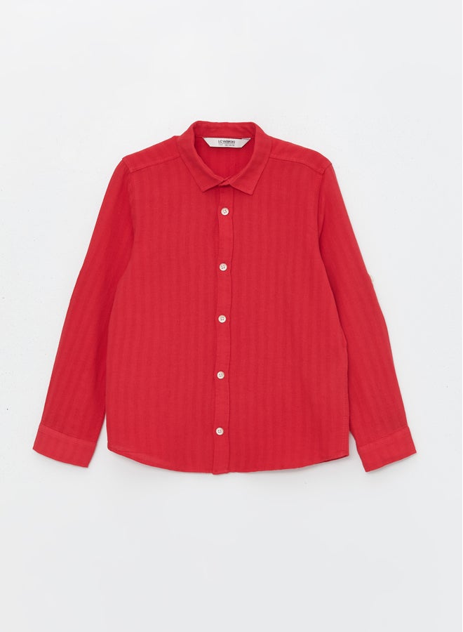 LC WAIKIKI Long Sleeve Boy Shirt - Image 3