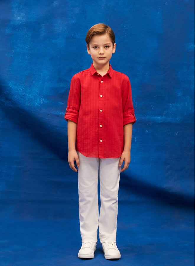 LC WAIKIKI Long Sleeve Boy Shirt - Image 2