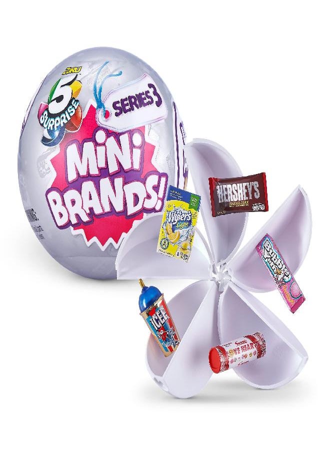 ZURU - 5 Surprise Mini Brands Series 3 Mystery Capsule Real Miniature Brands Collectible Toy by Zuru - Image 1