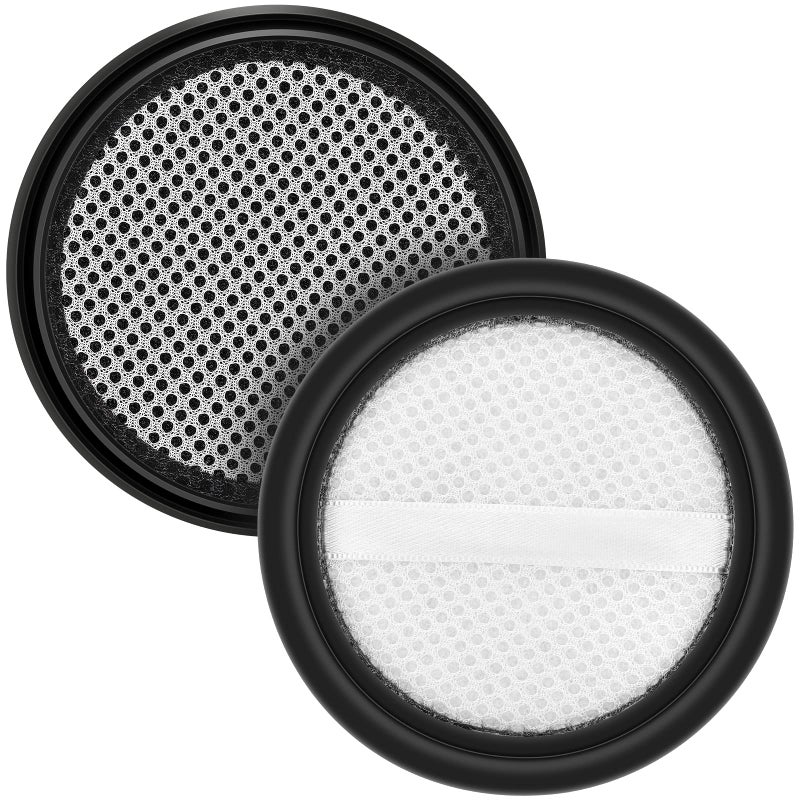 WILERDA NEC101 Vacuum Filters Compatible with Eureka NEC101 Cordless Vacuum Cleaner, Non Woven Replacement Vacuum Filter, Compared to part # P1006, 2 Pack (Not for Other Models of Vacuum Cleaners) - Image 1