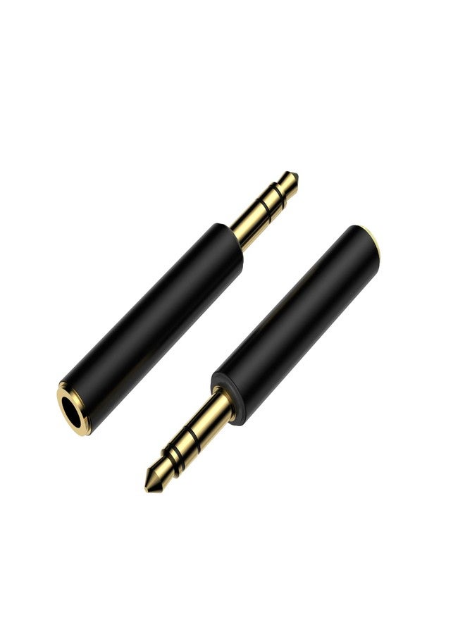 Cubilux 3.5mm TRRS to TRS Mic Adapter,Microphone Adapter for Canon,Nikon Cameras,3.5mm TRRS Female to TRS Male Microphone Adapter for Audio Recorder-2 Packs - Image 1