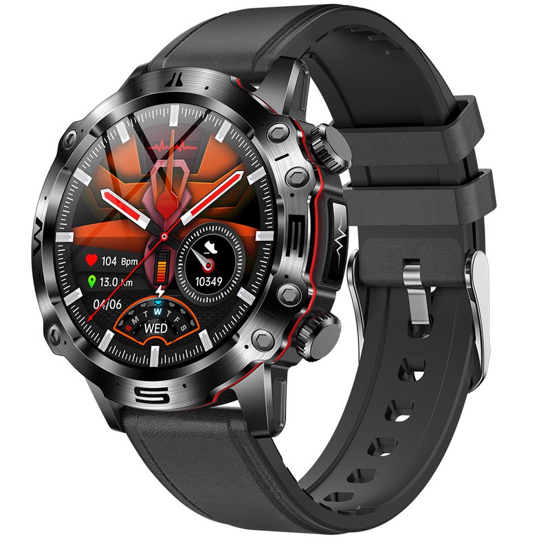 Smart Watch 1.43-inch 466*466 High-Clear Screen Sports Health Monitoring Sleep Monitor Watch IP68 Waterproof BT5.2 S0S Emergency Call Function Long Usage Time Multi-sport Modes for Men Women Health - Image 1