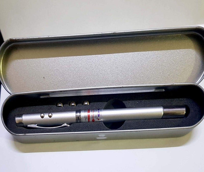 DFS 5 In 1 Multipurpose Antenna Pen With Torch, Laser, Pointer, Magnet, And Pen - A Perfect Corporate Gift (Gift Box) (Cells Included) - Image 3