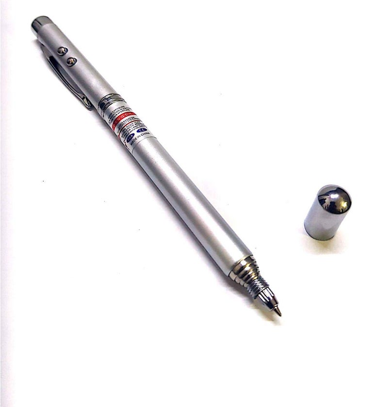 DFS 5 In 1 Multipurpose Antenna Pen With Torch, Laser, Pointer, Magnet, And Pen - A Perfect Corporate Gift (Gift Box) (Cells Included) - Image 2