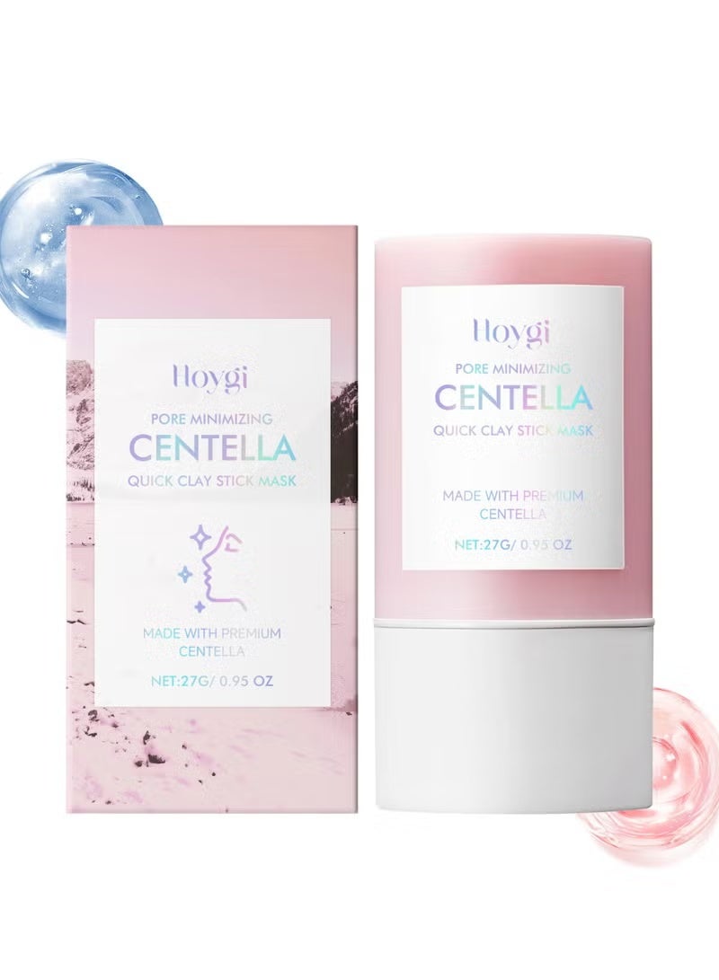 Hoygi Centella Asiatica Pore Minimizing Clay Mask Stick – Deep Moisturizing, Soothing & Hydrating Facial Mask Stick for Oil Control & Skin Comfort - Image 1