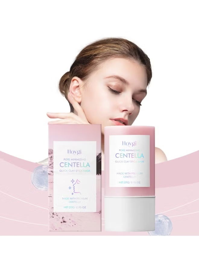 Hoygi Centella Asiatica Pore Minimizing Clay Mask Stick – Deep Moisturizing, Soothing & Hydrating Facial Mask Stick for Oil Control & Skin Comfort - Image 2