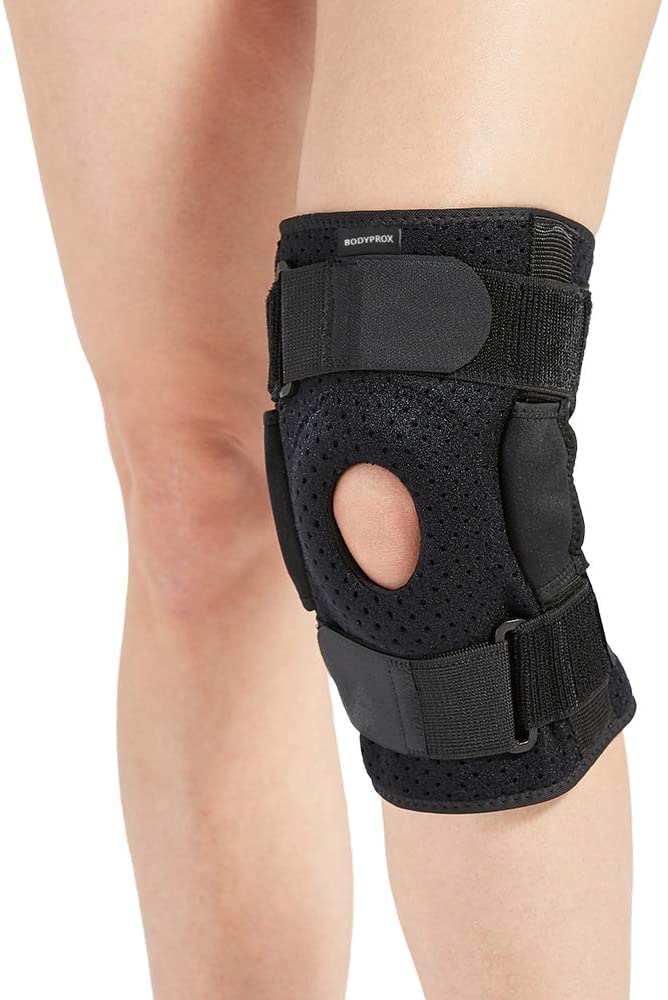 Bodyprox دعامة للركبة بمفصل للرجال والنساء، دعم للركبة للإصابات المتورمة في الرباط الصليبي الأمامي، الأوتار، الأربطة والغضروف المفصلي - Image 1