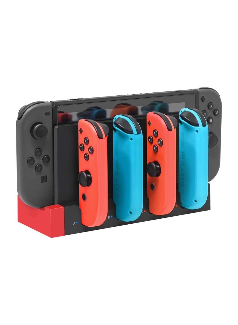 General Joy-Con Nintendo Switch OLED model charger, compatible with Joy Con charger Switch and OLED model versions, USB charging base stand with indicator  - Image 1
