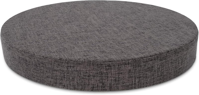 Tromlycs Round Chair Seat Cushion Pad 16 inch for Circle Stool Chairs Non Slip Decorative Foam Cushion Pillow, 1 Piece, 16 x 16 inches, Gray - Image 1