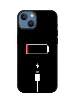 Tough Pro Case for iPhone 15 Plus Dual Layer Hybrid PC TPU Customized Mobile Cover Matte Finish Phone Case - Battery Empty