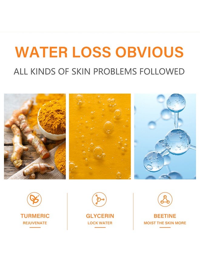 MOOYAM - Turmeric + Vitamin C Face Serum -  Face Dark Spot Correcting Glow Serum Dark Spot Remover for Face Tumeric Serum Acne Dark Spots Hyperpigmentation Smooth Skin 30ml - Image 1
