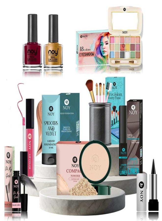 NOY Full Face Makeup Kit Features Blendable Formulas For Seamless Makeup Application Pack of 14 pcs #478 - Image 1