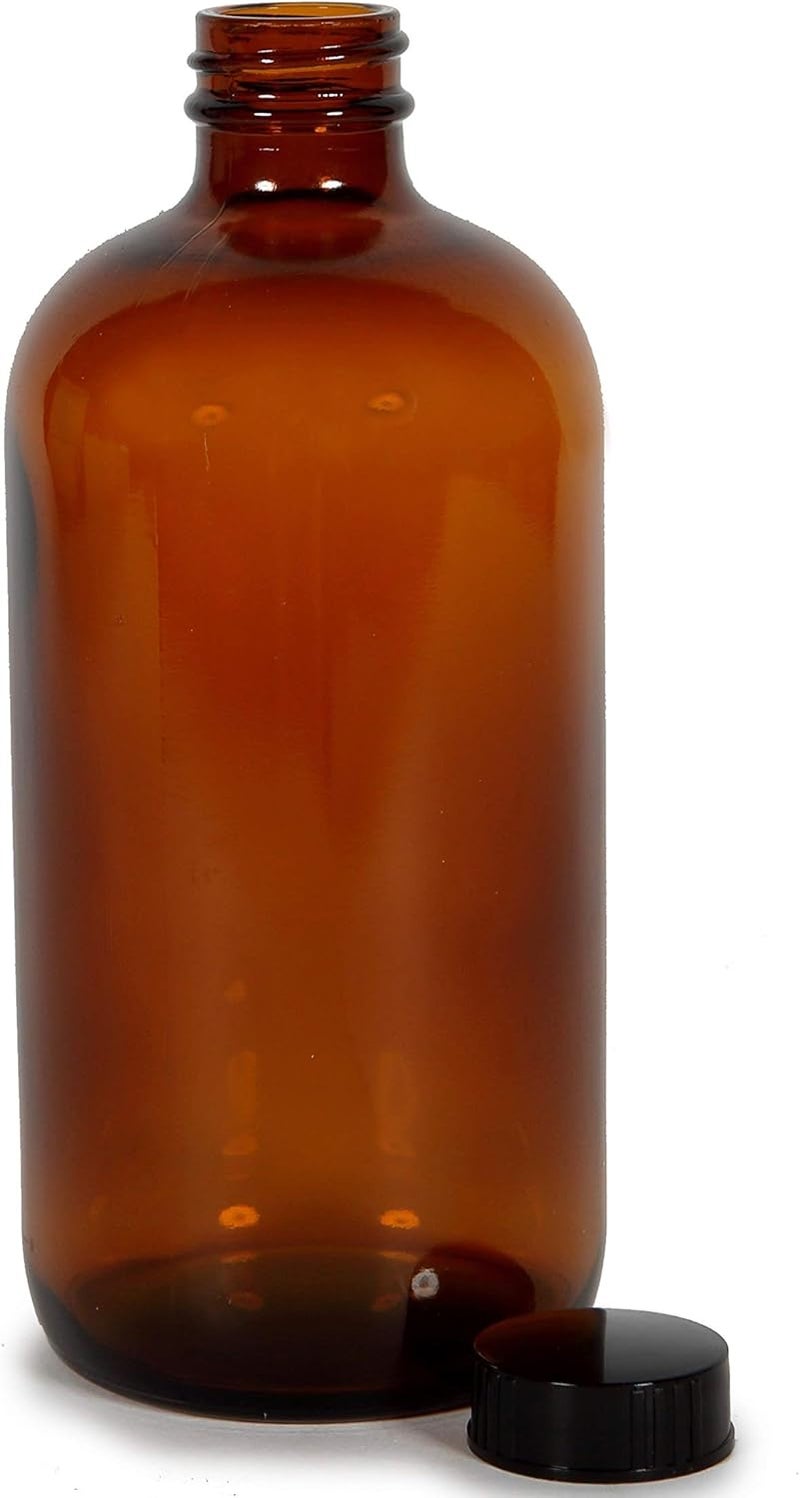 Vivaplex زجاجات فيفابلكس 12 عنبر سعة 16 أونصة مع أغطية - Image 5
