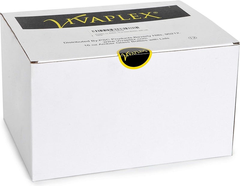Vivaplex زجاجات فيفابلكس 12 عنبر سعة 16 أونصة مع أغطية - Image 2
