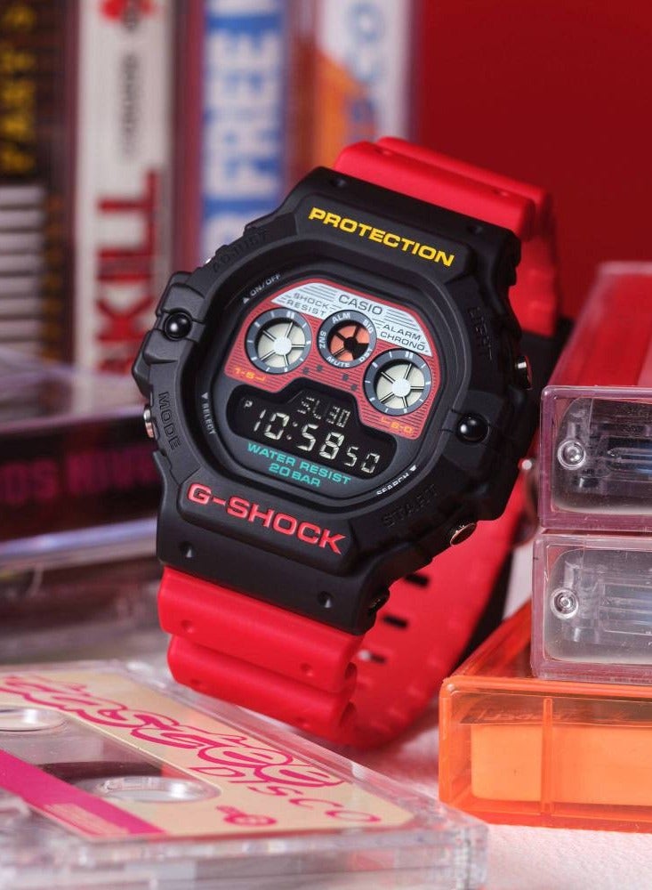 CASIO ساعة جي شوك الرقمية بسوار من الراتنج DW-5900MT-1A4DR - Image 2