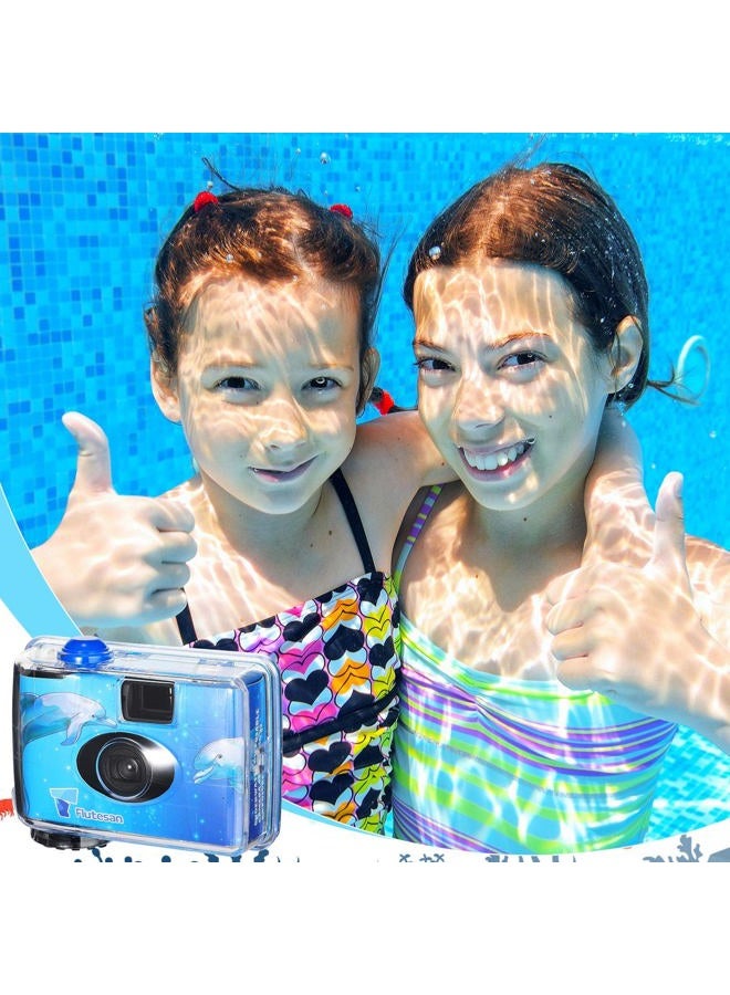 Macarrie 6 Pieces Disposable Camera Waterproof Underwater Single Use Film Cameras 35 mm 400 ASA/ISO Film 24 Exposure for Summer Beach Vacation Camp Snorkeling Trip Adult Teens Gift - Image 5
