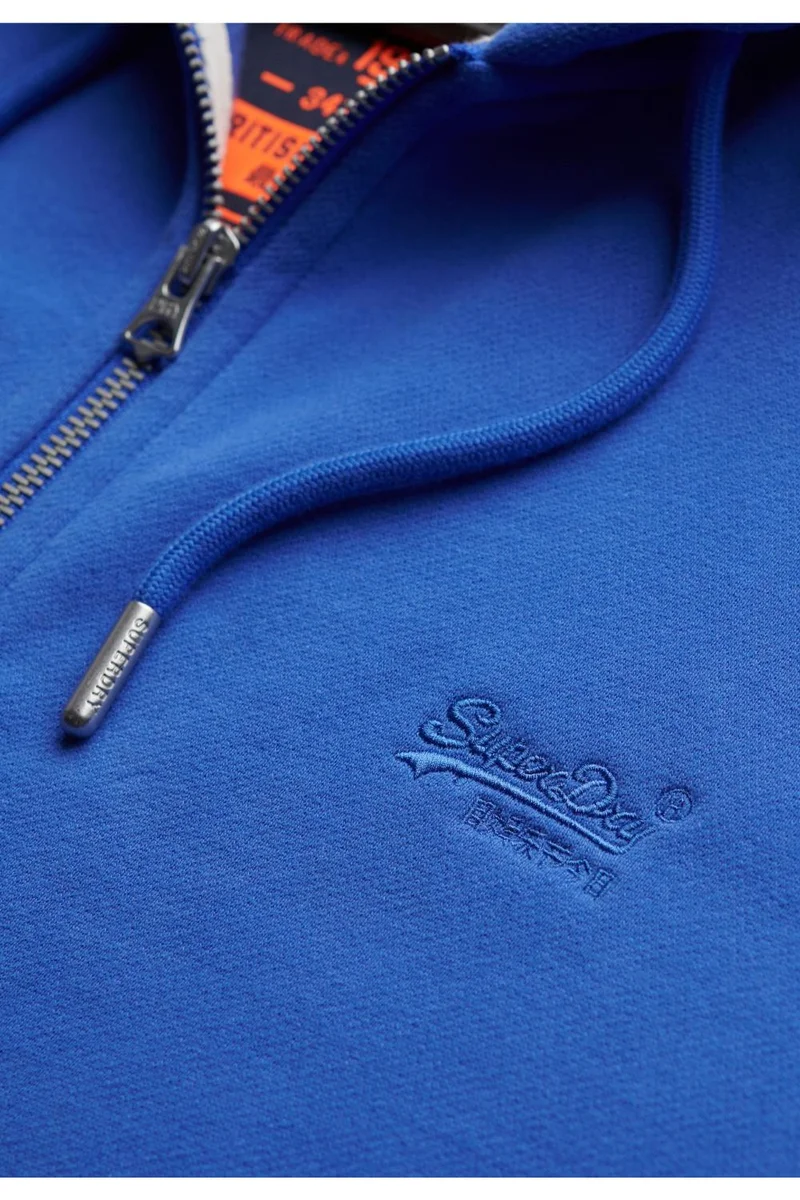 سوبر دراي Essential Logo Zip Hoodie Half Brushed
