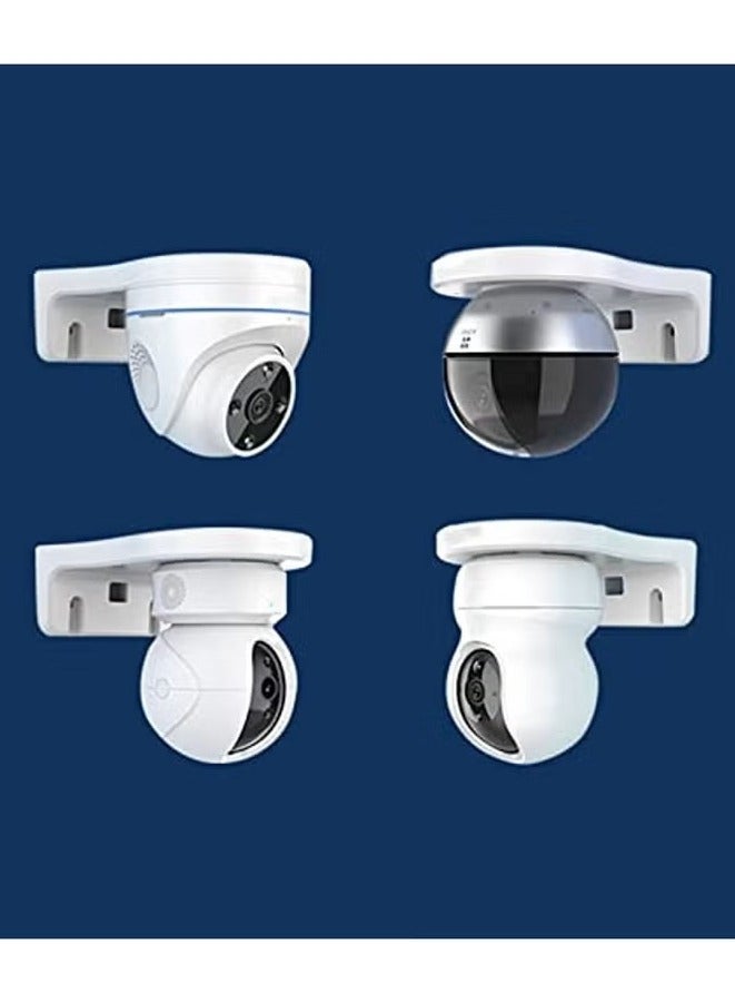 2 Pieces Household Smart Monitoring Camera Wall Mount Bracket, Easy Installation Monitoring Base Fixed Holder - Image 4