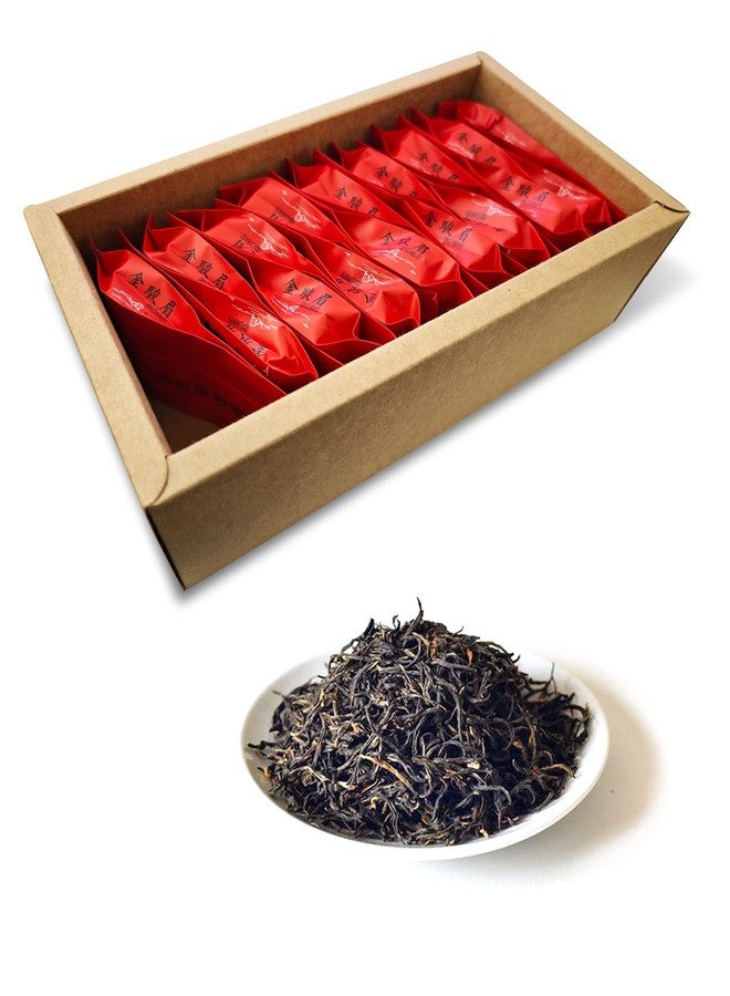 Luxtea شاي لوكستي الصيني الشهير - شاي جين جون مي الأسود الفاخر - شاي أسود صيني أصيل بلون الحاجب الذهبي الجميل - درجة AA (عالية الجودة) - Image 2