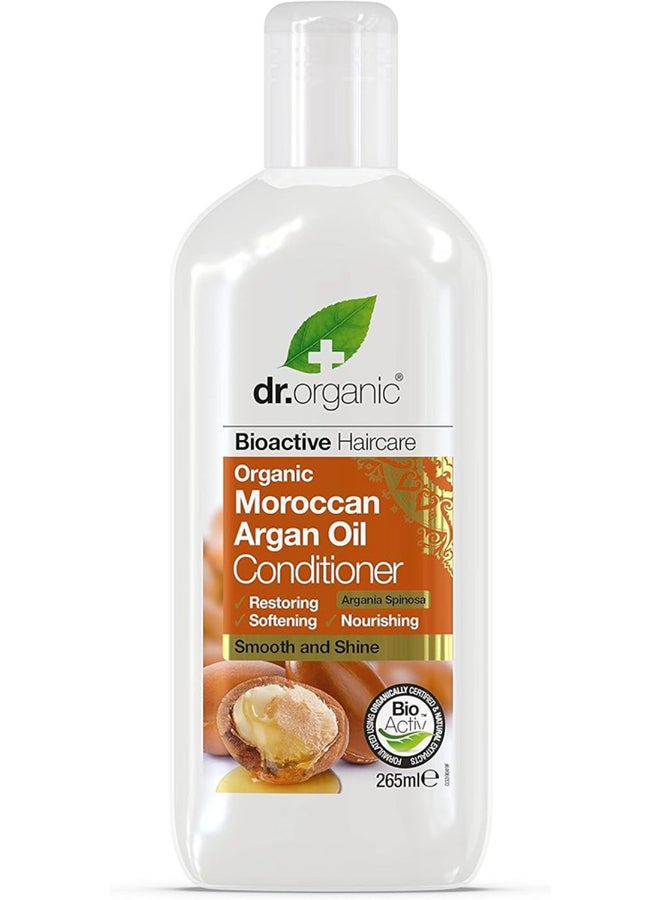 dr.organic Dr. Organic Moroccan Argan Oil Conditioner, Restoring & Nourishing - Image 1