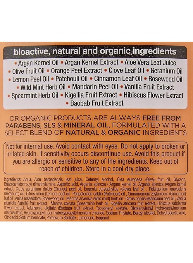 dr.organic Dr. Organic Moroccan Argan Oil Conditioner, Restoring & Nourishing - Image 3