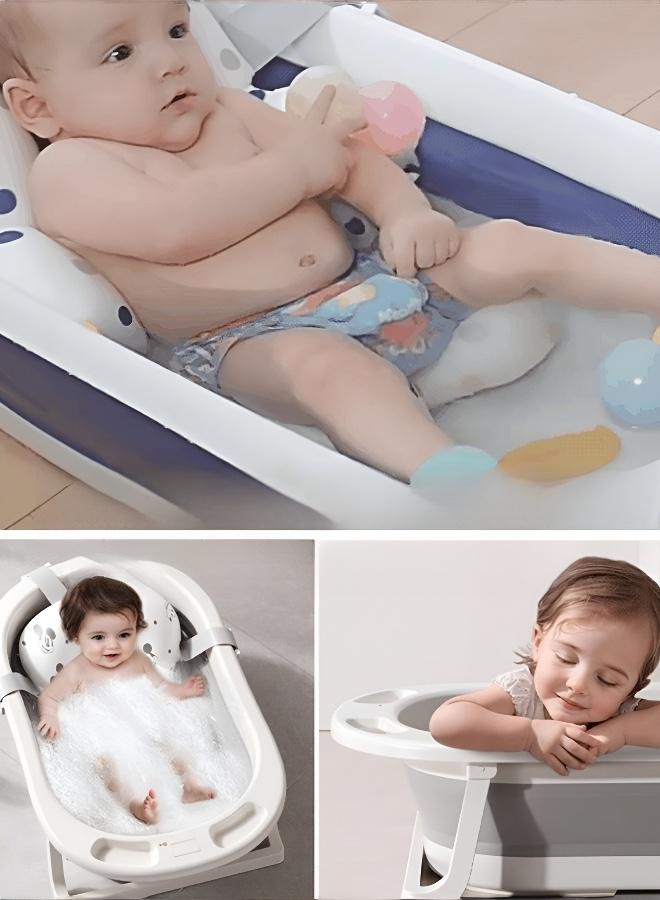 حوض استحمام منزلي قابل للطي بمستشعر حرارة لراحة مثالية - Image 4