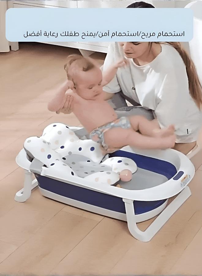 حوض استحمام منزلي قابل للطي بمستشعر حرارة لراحة مثالية - Image 3