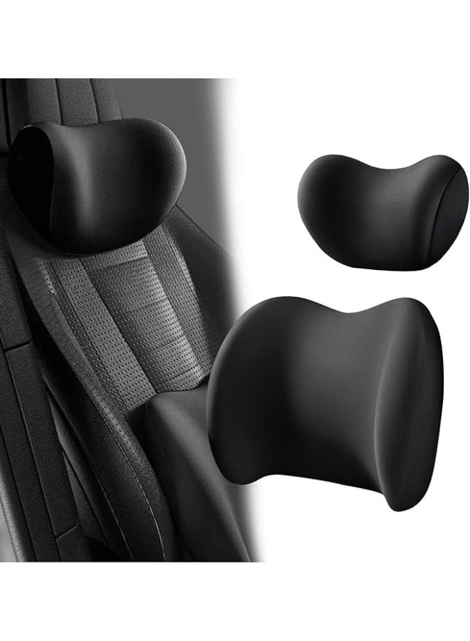 Car Neck and Back Support Pillow Set, Memory Foam Lumbar Cushion for Office Chair - Image 1