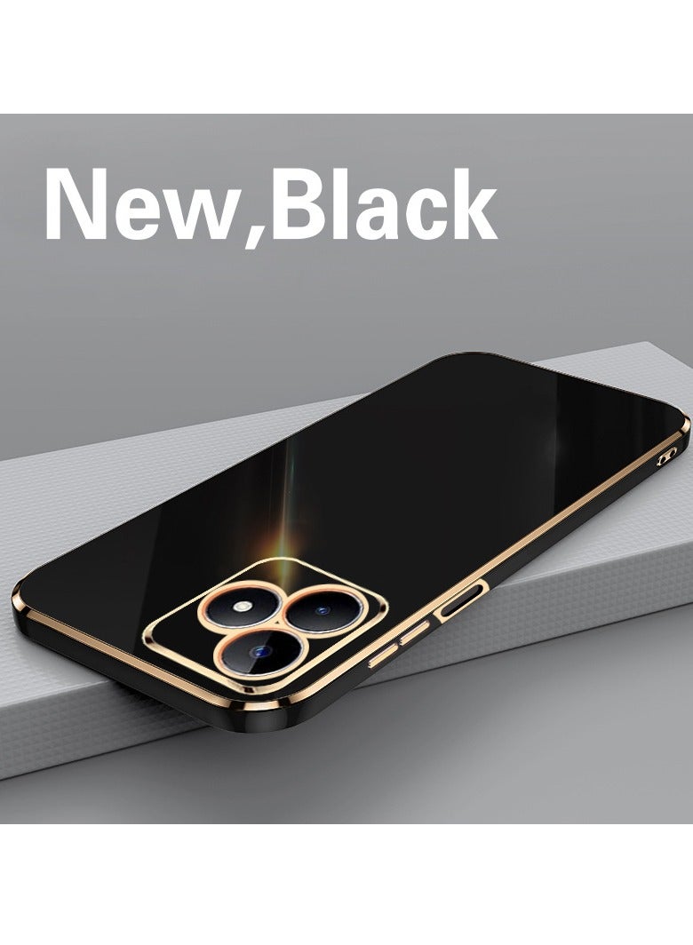 realme Note 50 4G / realme C51 4G / realme C53 4G Mobile Phone Case Cover, Luxury Plating Soft Back Cover, Raised Full Camera Protection - Image 2