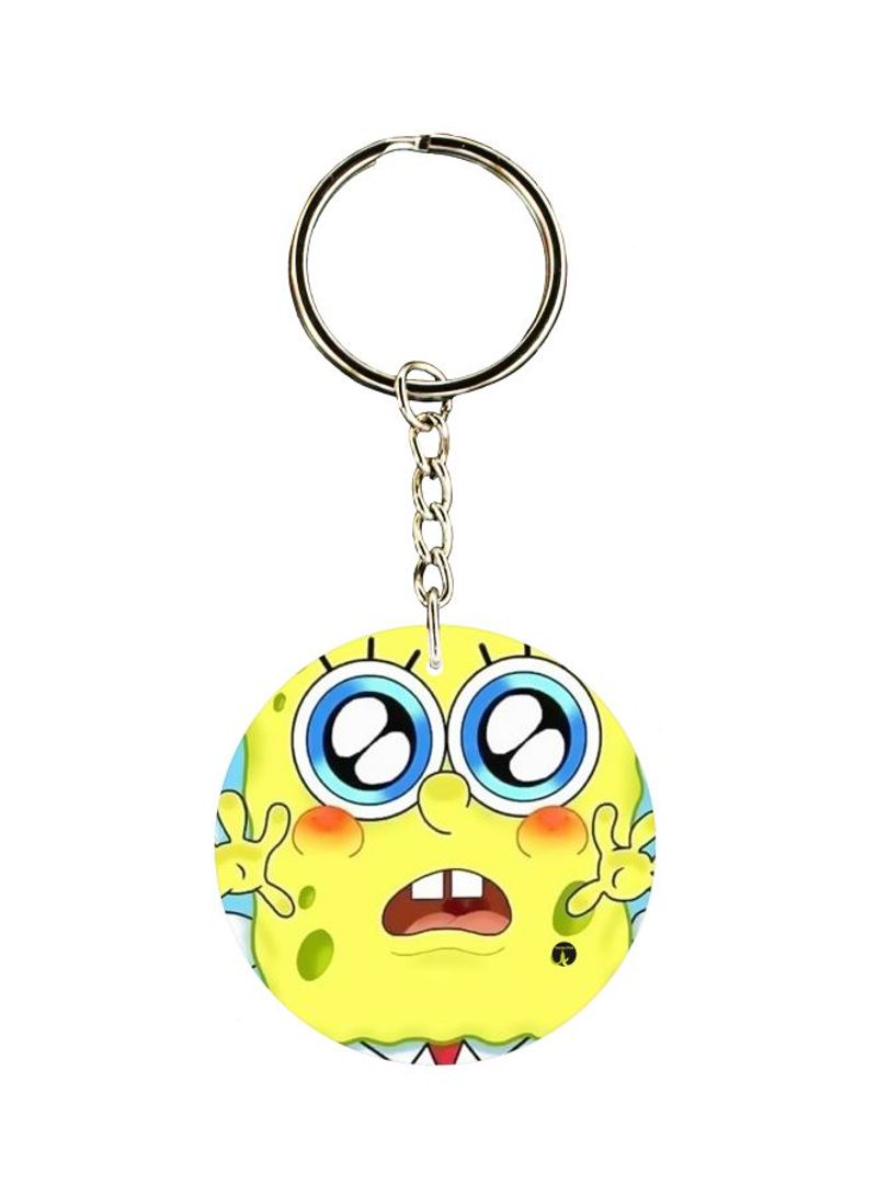 SpongeBob Printed Dual Sided Keychain