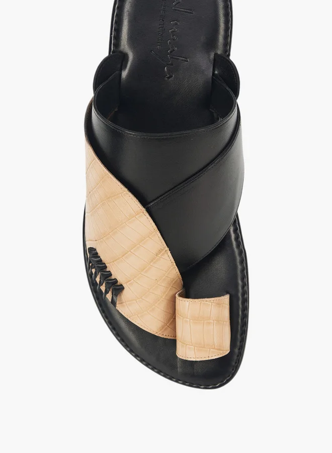 الواحة Men's Arabic Sandals with Toe Loop - Ramadan Collection
