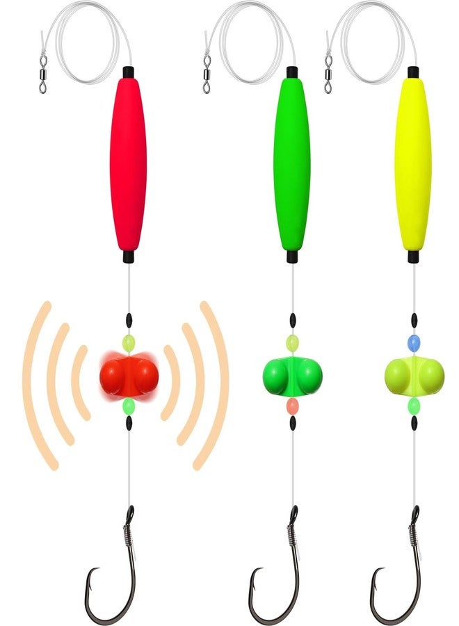 Dovesun Catfish Rigs Santee Rig Catfish Float Rigs Catfishing Tackle Cigar Float-5/0Hook * 3PCS - Image 1