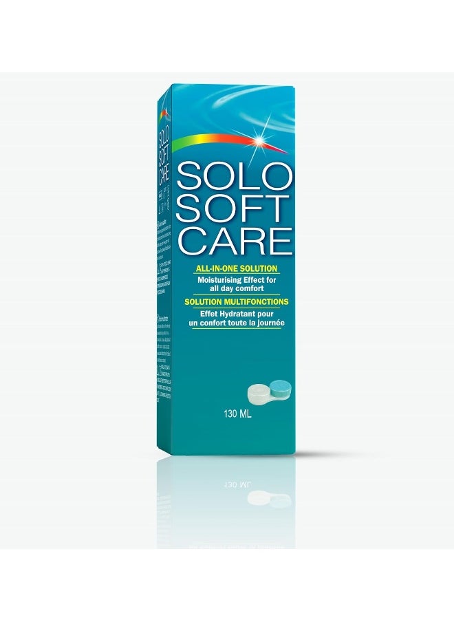 Solo Soft Care SOLO SOFT CARE All-In-One Solution (130ml)  - Image 1