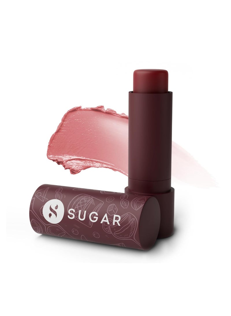 SUGAR Tipsy Lips Moisturing Balm with Vitamin E, Shea Butter and Jojoba Oil | Tinted Lip Balm with SPF | Lip Protection & Nourishment | 4.5gm - 04 L.I.I.T - Image 1